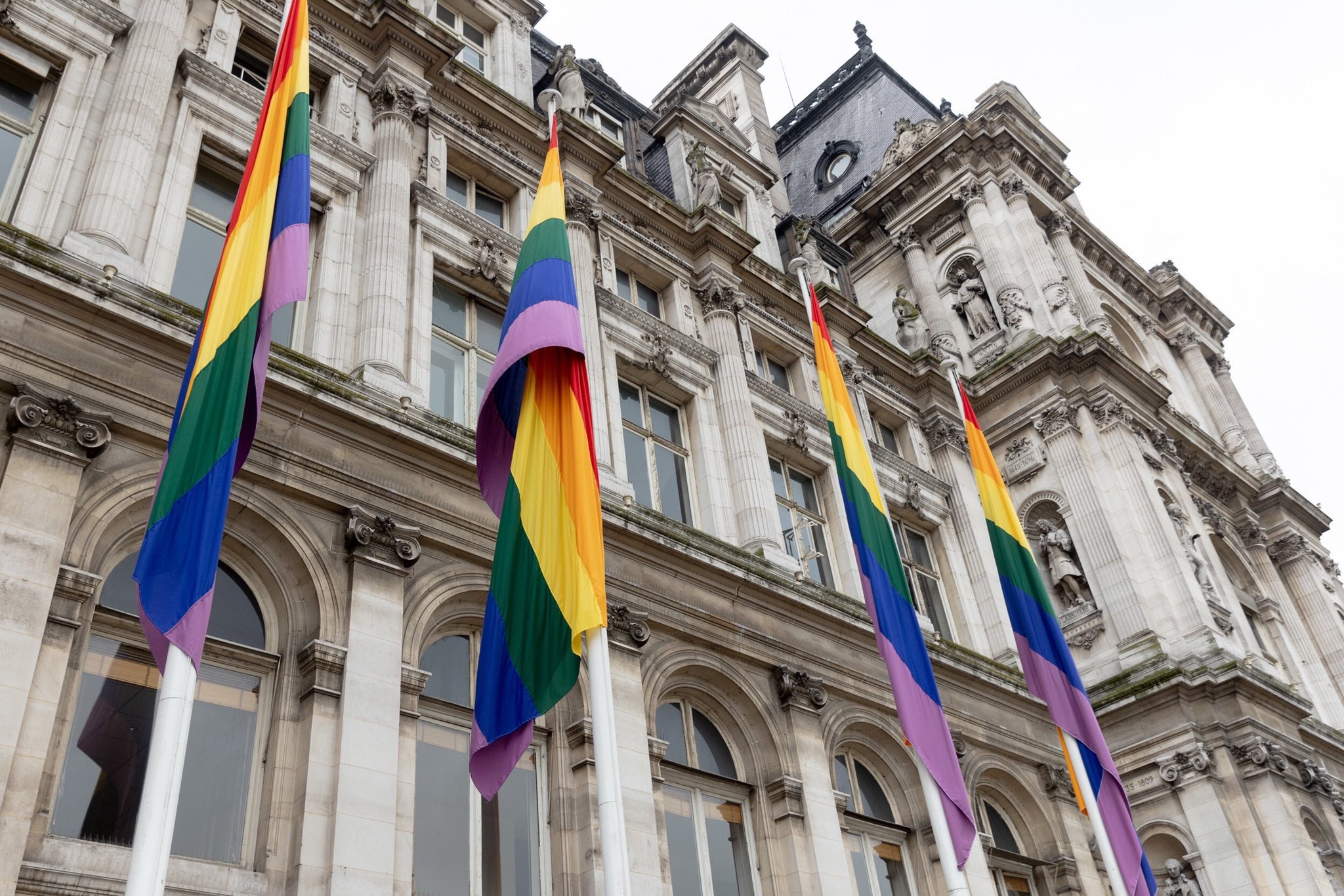 Paris Rainbow Flag