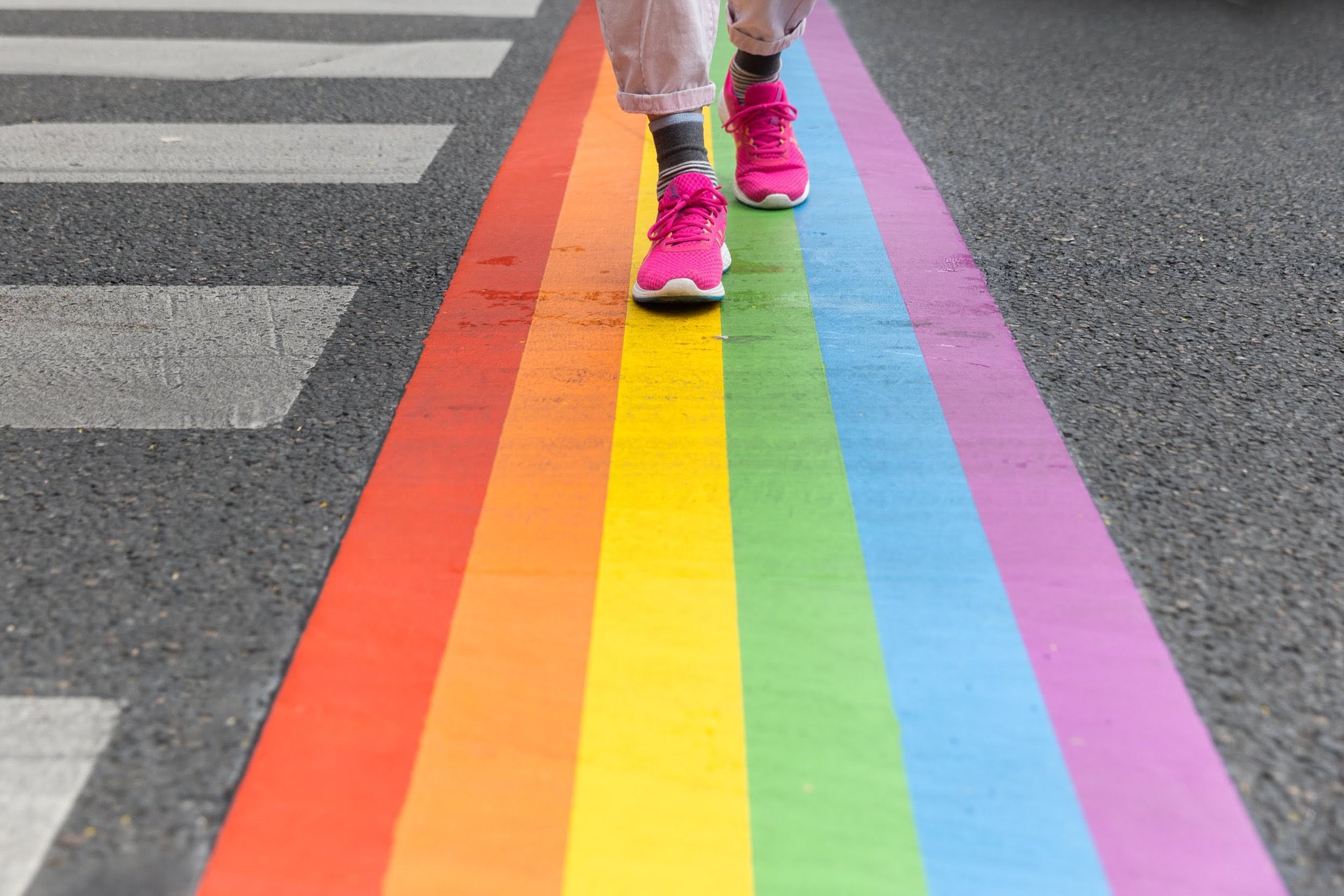 Paris Rainbow Flag