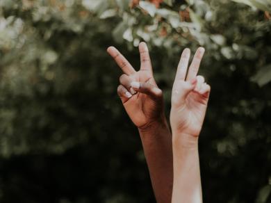 hands rising